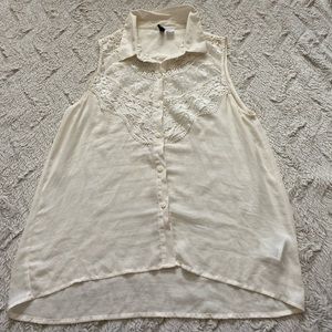 H&M Divided Woman’s size 10 tank top blouse sheer